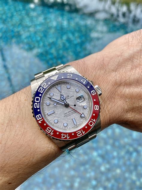 pepsi rolex meteorite|rolex pepsi for sale.